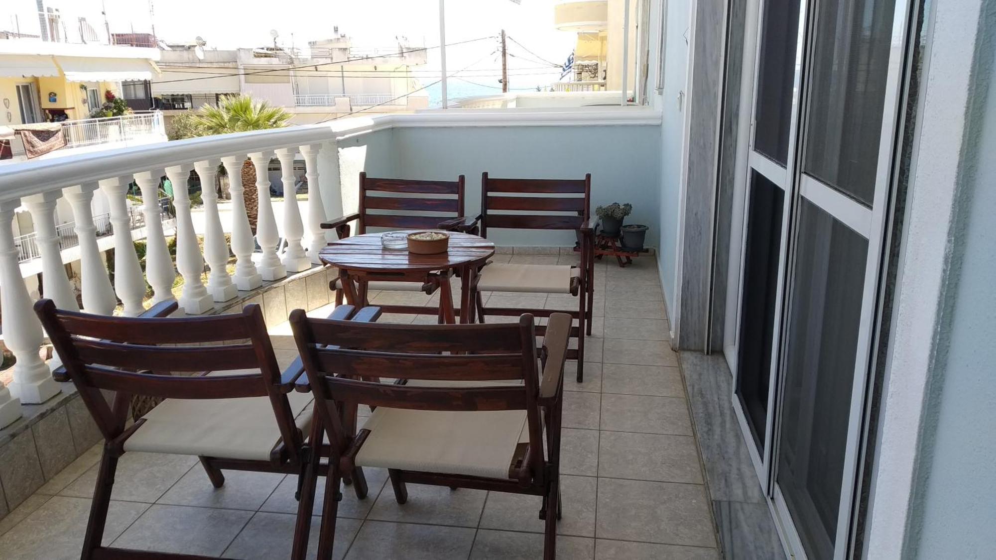 Néa Péramos Sea And Sky Apartment מראה חיצוני תמונה
